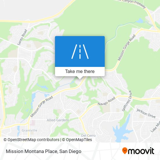 Mission Montana Place map