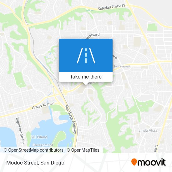 Mapa de Modoc Street