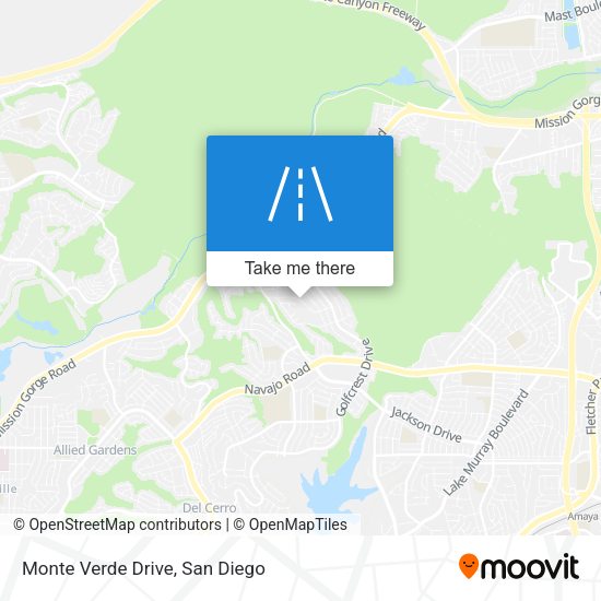Mapa de Monte Verde Drive