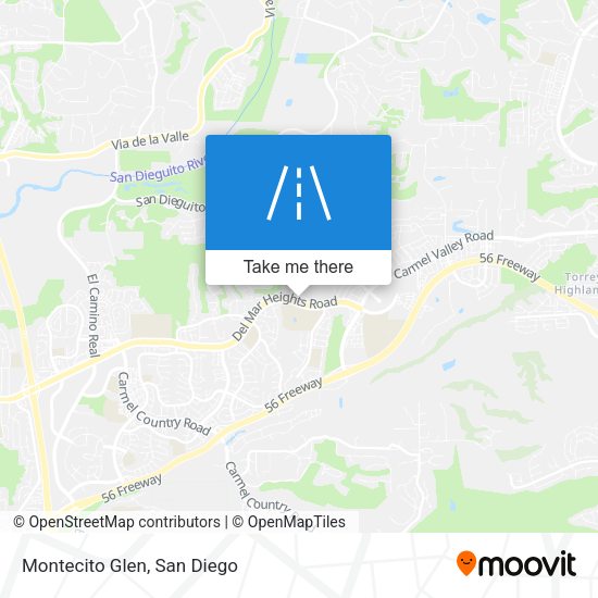 Mapa de Montecito Glen