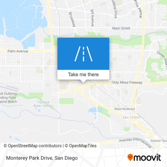 Mapa de Monterey Park Drive