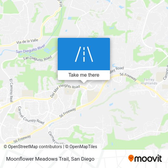 Moonflower Meadows Trail map