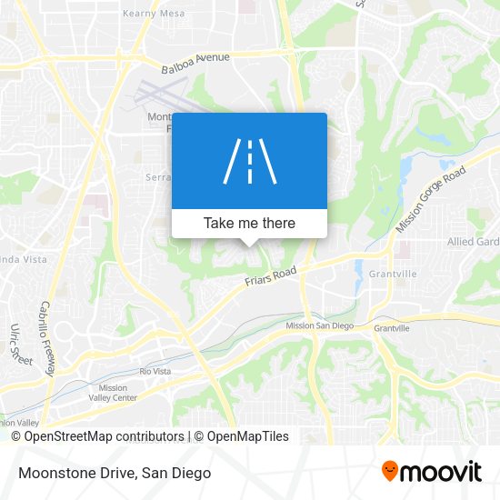 Mapa de Moonstone Drive