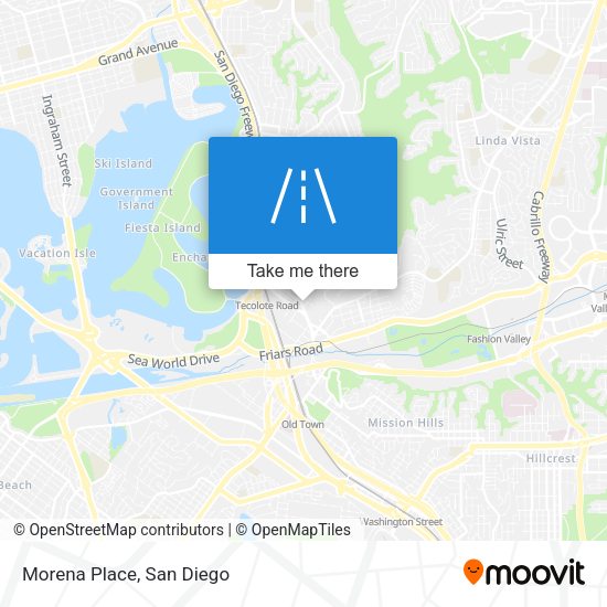 Mapa de Morena Place