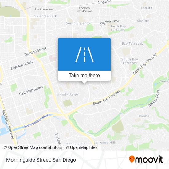 Mapa de Morningside Street