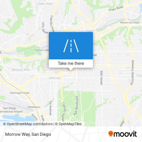 Morrow Way map