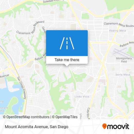 Mount Acomita Avenue map