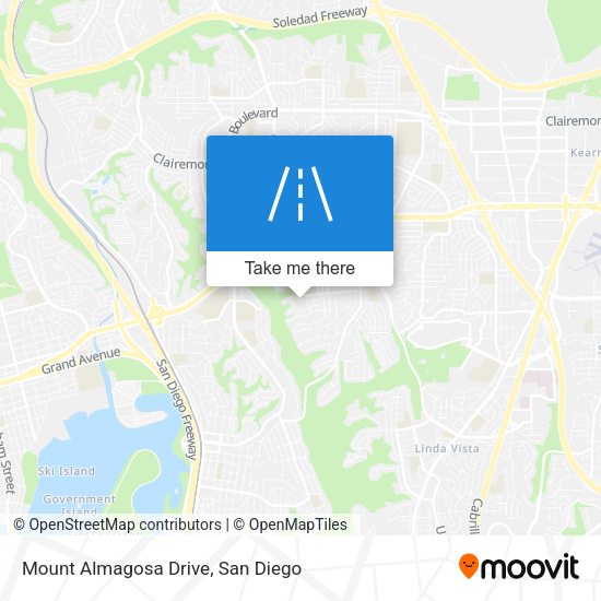 Mount Almagosa Drive map