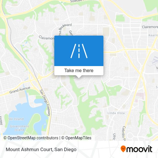 Mount Ashmun Court map