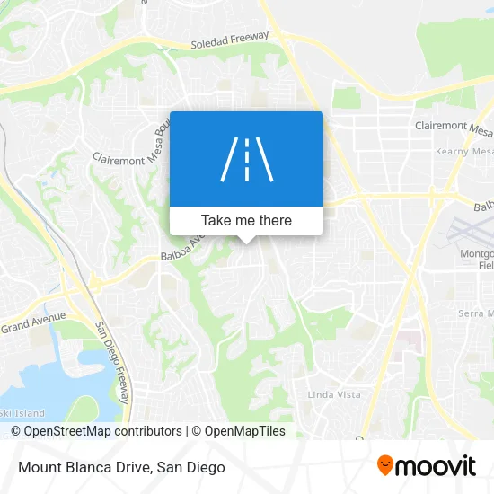 Mapa de Mount Blanca Drive