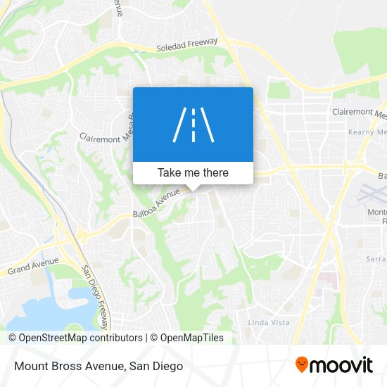 Mapa de Mount Bross Avenue
