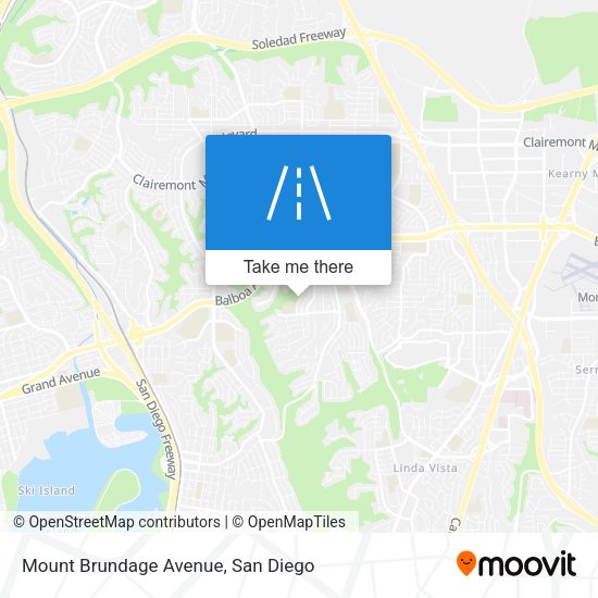 Mapa de Mount Brundage Avenue