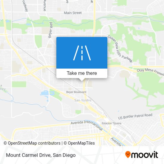 Mount Carmel Drive map