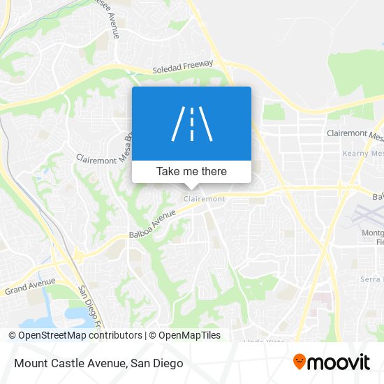 Mapa de Mount Castle Avenue