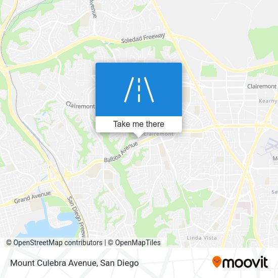 Mapa de Mount Culebra Avenue