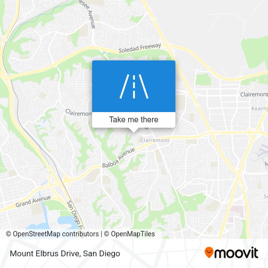 Mapa de Mount Elbrus Drive