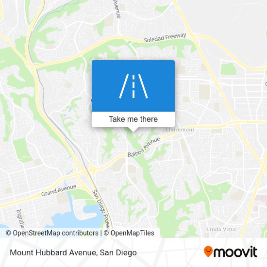 Mapa de Mount Hubbard Avenue