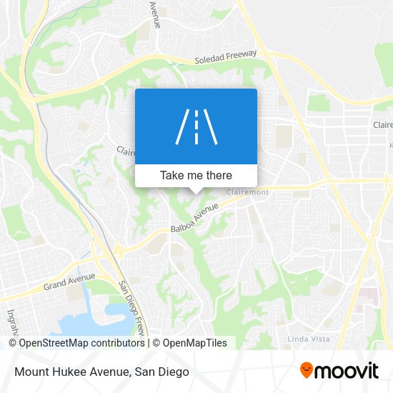 Mount Hukee Avenue map