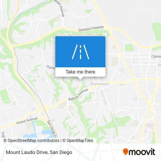 Mapa de Mount Laudo Drive