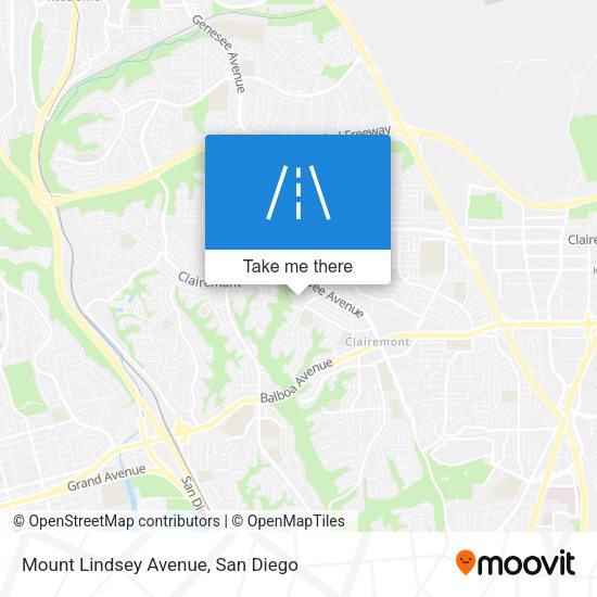 Mapa de Mount Lindsey Avenue