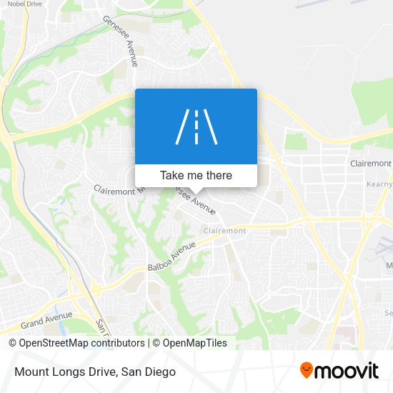 Mount Longs Drive map
