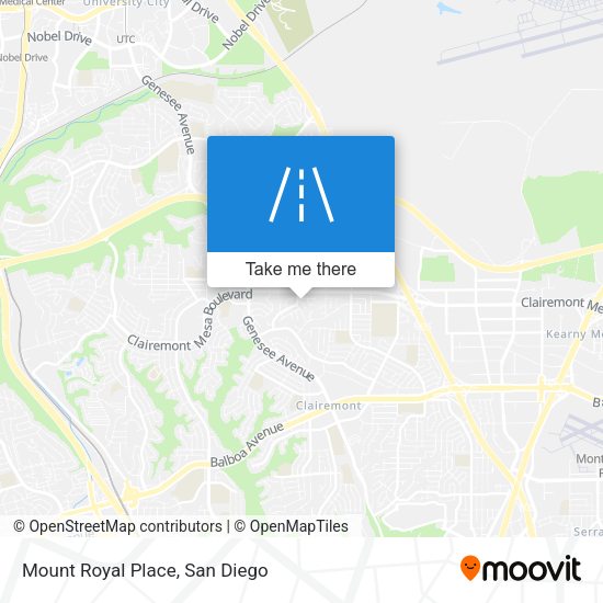 Mount Royal Place map