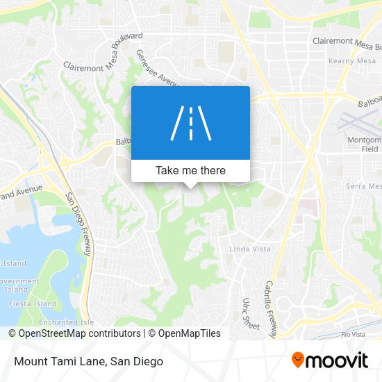 Mapa de Mount Tami Lane