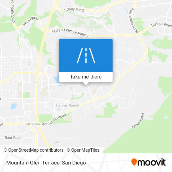 Mountain Glen Terrace map