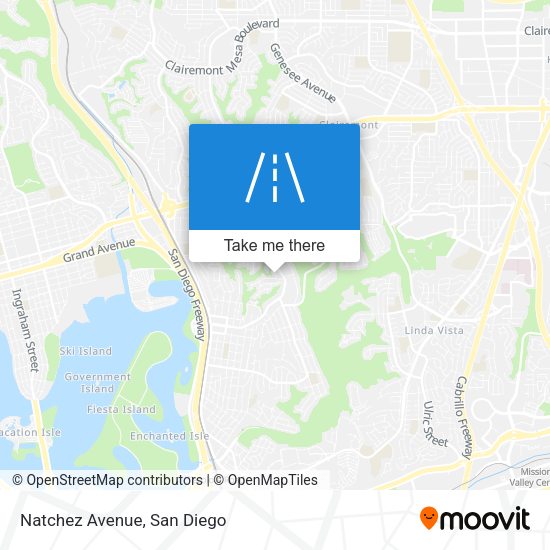 Mapa de Natchez Avenue