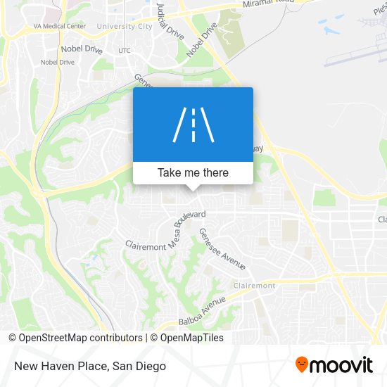 Mapa de New Haven Place