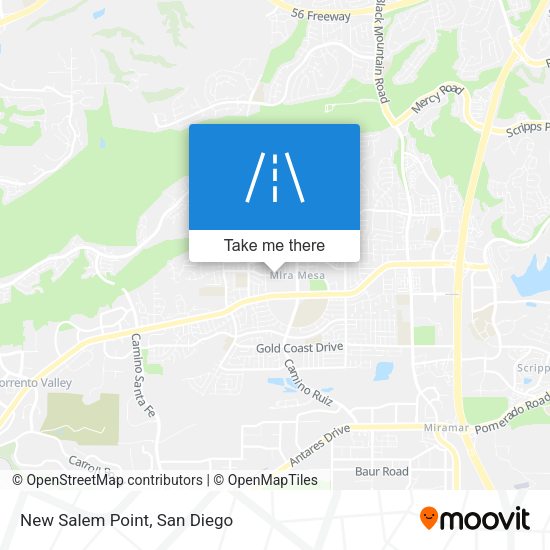 Mapa de New Salem Point