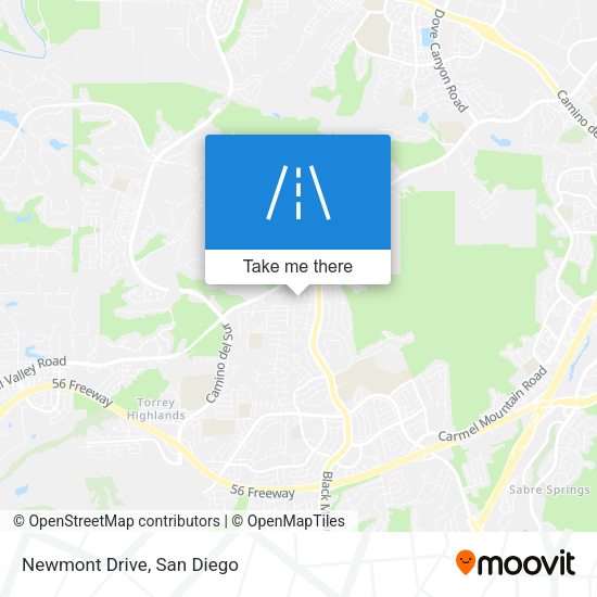 Mapa de Newmont Drive