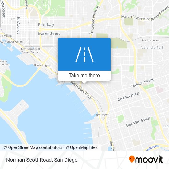 Mapa de Norman Scott Road