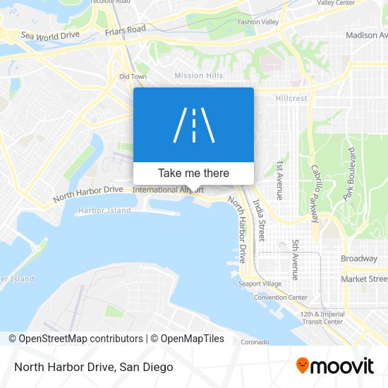 North Harbor Drive map