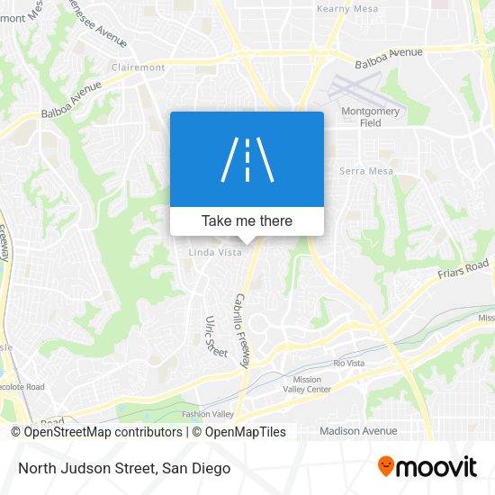 North Judson Street map
