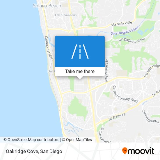 Mapa de Oakridge Cove