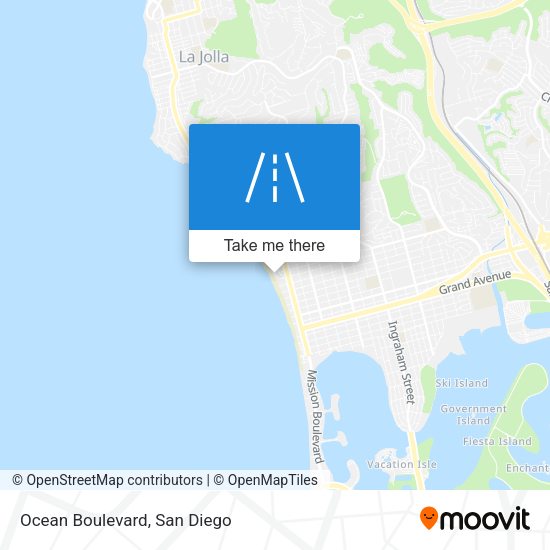 Mapa de Ocean Boulevard
