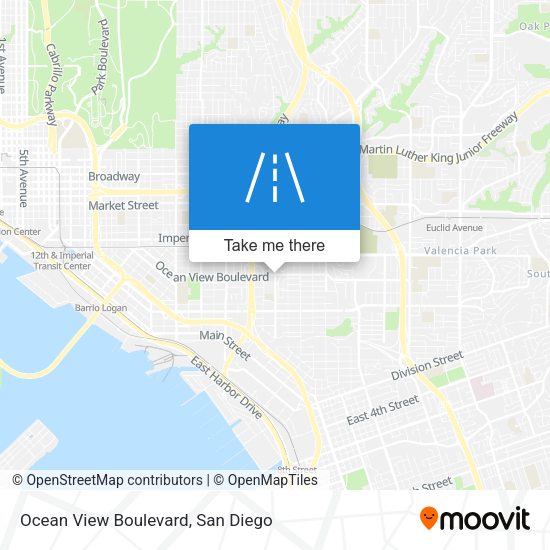 Ocean View Boulevard map