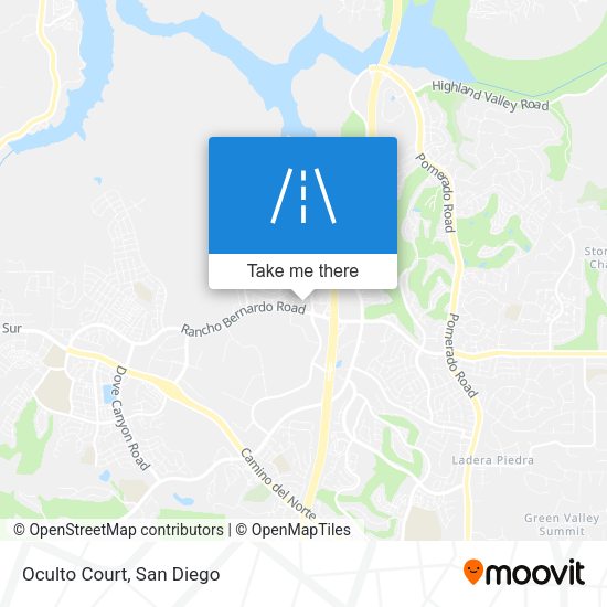 Mapa de Oculto Court
