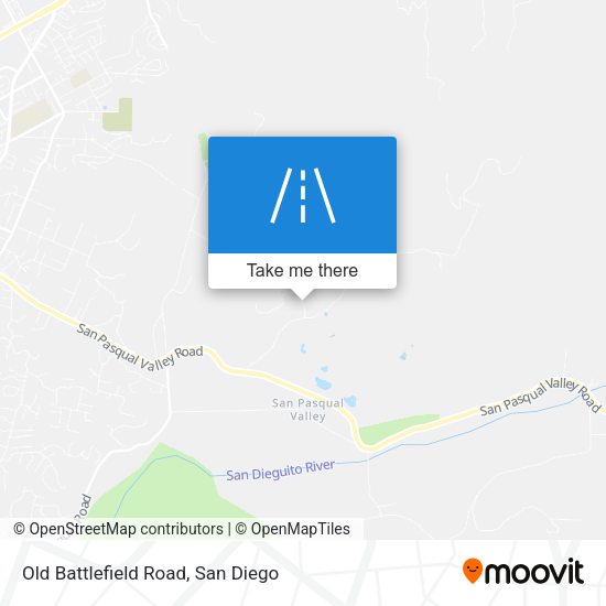 Mapa de Old Battlefield Road
