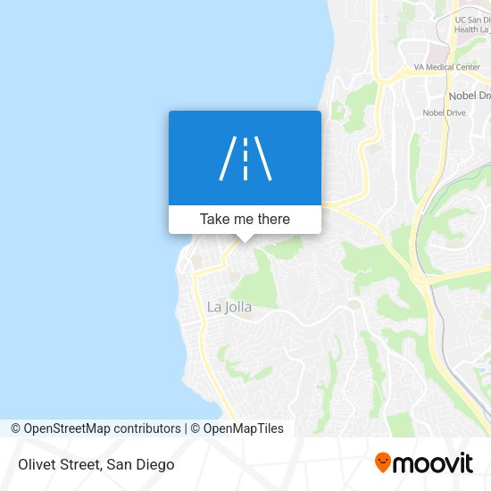 Olivet Street map