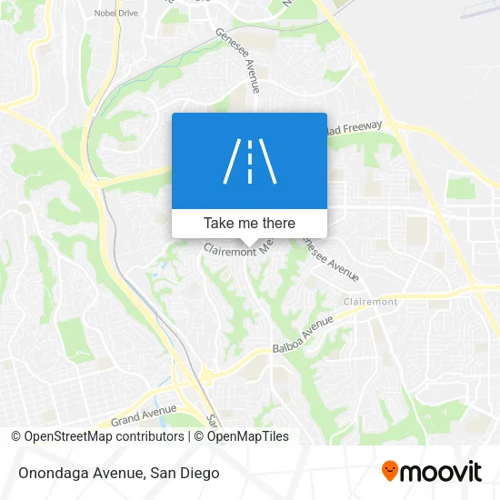 Onondaga Avenue map