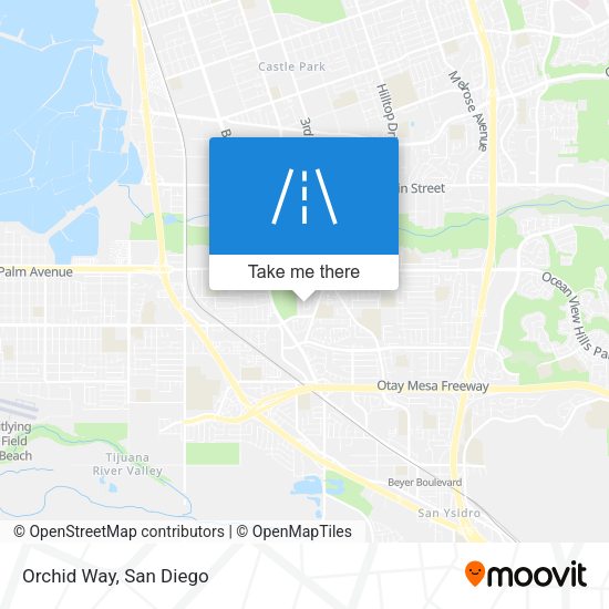 Mapa de Orchid Way