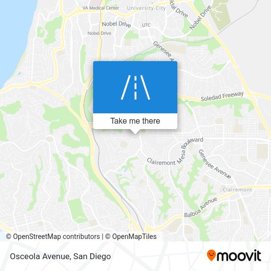 Mapa de Osceola Avenue