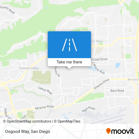 Mapa de Osgood Way