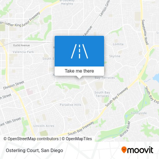 Mapa de Osterling Court