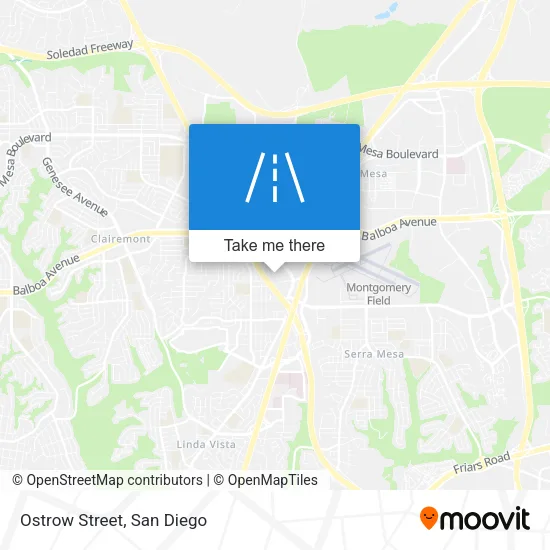 Ostrow Street map