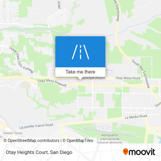 Otay Heights Court map