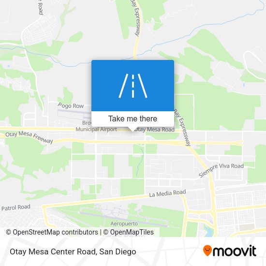 Otay Mesa Center Road map