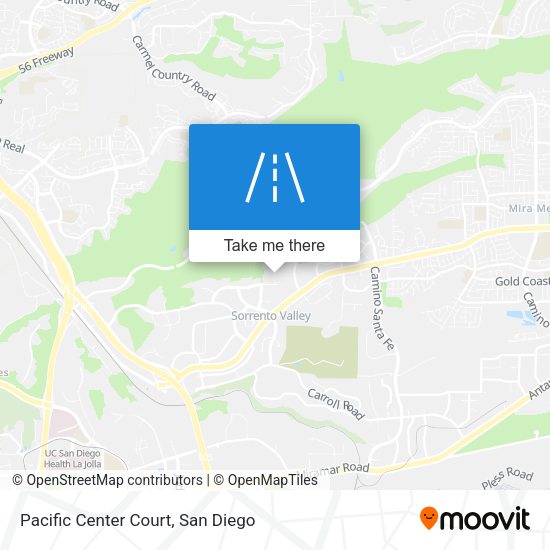 Pacific Center Court map